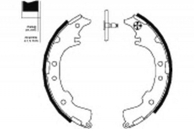 HELLA PAGID 8db355000251 -  Комплект тормозных колодок